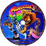 carátula cd de Madagascar 3 - De Marcha Por Europa - Custom - V63