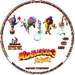 carátula cd de Madagascar 3 - De Marcha Por Europa - Custom - V7