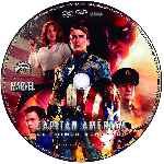 carátula cd de Capitan America - El Primer Vengador - Custom - V19