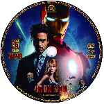 carátula cd de Iron Man - 2008 - Custom - V23