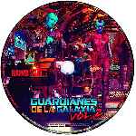 cartula cd de Guardianes De La Galaxia Vol. 2 - Custom - V12