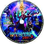 cartula cd de Guardianes De La Galaxia Vol. 2 - Custom - V21