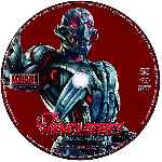 carátula cd de Vengadores - La Era De Ultron - Custom - V07