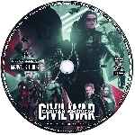 carátula cd de Capitan America - Civil War - Custom - V15