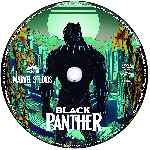 carátula cd de Black Panther - 2018 - Custom - V09