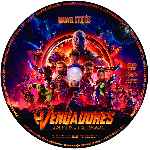 carátula cd de Vengadores - Infinity War - Custom - V04