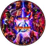 carátula cd de Vengadores - Infinity War - Custom - V05