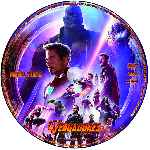 carátula cd de Vengadores - Infinity War - Custom - V06