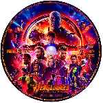 carátula cd de Vengadores - Infinity War - Custom - V08