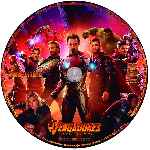 carátula cd de Vengadores - Infinity War - Custom - V10