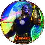 carátula cd de Vengadores - Infinity War - Custom - V11