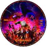 carátula cd de Vengadores - Infinity War - Custom - V12