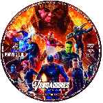 carátula cd de Vengadores - Endgame - Custom - V18