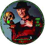 carátula cd de Pesadilla En Elm Street 3 - Los Guerreros Del Sueno - Custom - V2