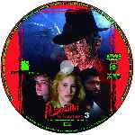 carátula cd de Pesadilla En Elm Street 3 - Los Guerreros Del Sueno - Custom - V7