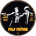 carátula cd de Pulp Fiction - Custom - V6