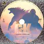 carátula cd de Godzilla Y Kong - El Nuevo Imperio - Custom