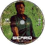 carátula cd de Sicario - 2015 - Custom - V6