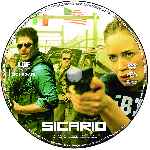 carátula cd de Sicario - 2015 - Custom - V8