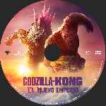 carátula cd de Godzilla Y Kong - El Nuevo Imperio - Custom - V2