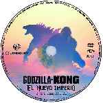 carátula cd de Godzilla Y Kong - El Nuevo Imperio - Custom - V3