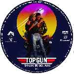 carátula cd de Top Gun - Idolos Del Aire - Custom - V3