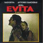 carátula frontal de divx de Evita