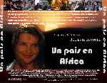 carátula trasera de divx de In My Country - Un PaÃ­s En Africa - V2