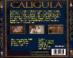 carátula trasera de divx de Caligula - 1977