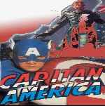 carátula frontal de divx de Capitan America - 1990