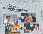 carátula trasera de divx de El Hombre Rompecabezas