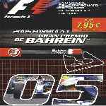 carátula frontal de divx de Gran Premio F1 - 2005 - Bahrein