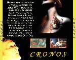 carátula trasera de divx de Cronos