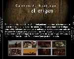 carátula trasera de divx de Camino De Santiago - El Origen