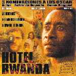 carátula frontal de divx de Hotel Rwanda - V3