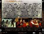 carátula trasera de divx de Las Cuatro Plumas - 2002