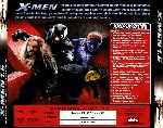 carátula trasera de divx de X-men 1.5