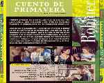 carátula trasera de divx de Cuento De Primavera
