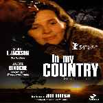 carátula frontal de divx de In My Country - V2
