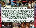 cartula trasera de divx de Rain Man - V2