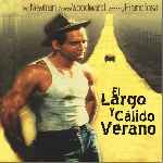 carátula frontal de divx de El Largo Y Calido Verano - 1958