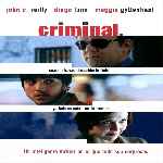 carátula frontal de divx de Criminal - 2004