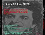 carátula trasera de divx de La Hija De Juan Simon - 1957