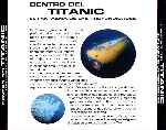 carátula trasera de divx de Discovery Channel - Dentro Del Titanic