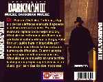 carátula trasera de divx de Darkman Iii - Muere Darkman Muere