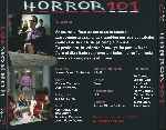 carátula trasera de divx de Horror 101