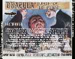 carátula trasera de divx de Dracula Vuelve De La Tumba