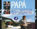 carátula trasera de divx de Papa