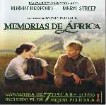 carátula frontal de divx de Memorias De Africa - V2