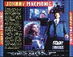 carátula trasera de divx de Johnny Mnemonic - V2